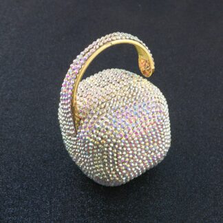 Bling Colorful Rhinestones Pacifier Storage Box All Handmade Safe for Newborn