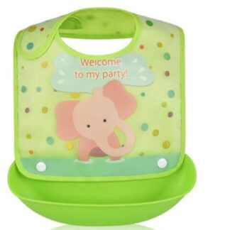 Waterproof Soft Silicone Burp Cloth Children Bib