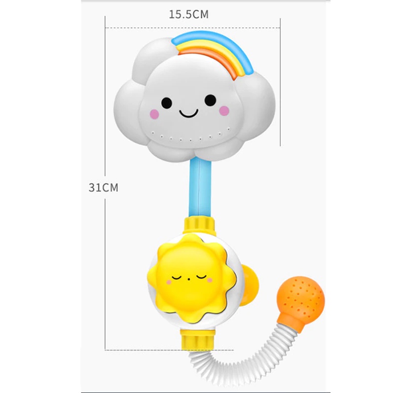 Clouds Model Faucet Shower Water Spray Toy For Children - Image 5