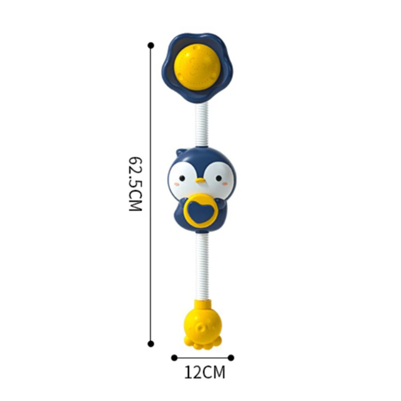 Blue Penguin Electric Spray Toddler Shower Interactive Toy - Image 3