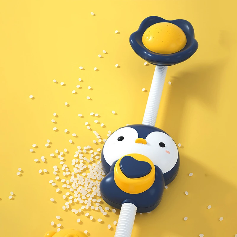 Blue Penguin Electric Spray Toddler Shower Interactive Toy - Image 2