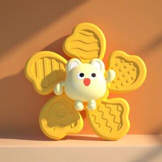 Funny Little Monster Sucker Spinner Suction Bath Toys For Children