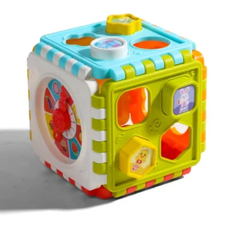 Baby Activity Cube Toys Shape Sorting Toddler Early Learning Educational Toys