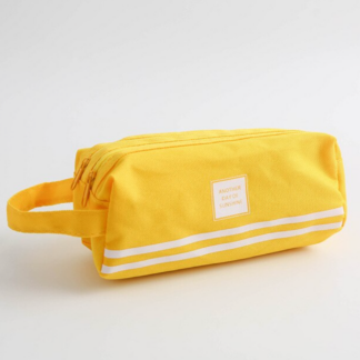 Portable Canvas Pencil Case School Supplies