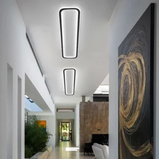 Modern LED Long Strip Ceiling Light, Natural White