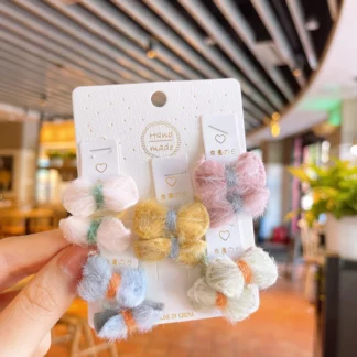 Baby Hair Band Girls Ties Bows Elastic Multi-Color