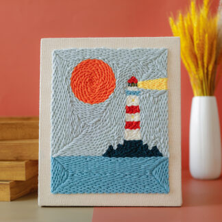 Scenic Punch Needle Soft Yarn Embroidery Starter Kit