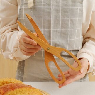 Non Slip Wooden Kitchen Scissor Heavy Duty