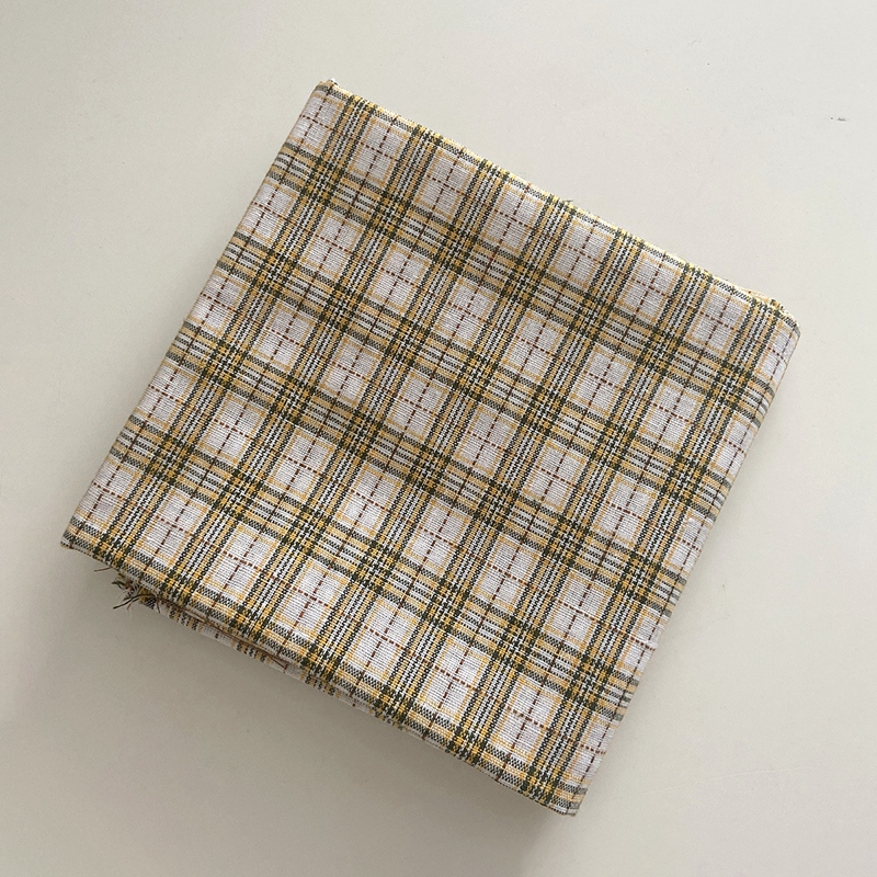 Tablecloth Plaid Cotton Linen Dust Proof Coffee - Image 2