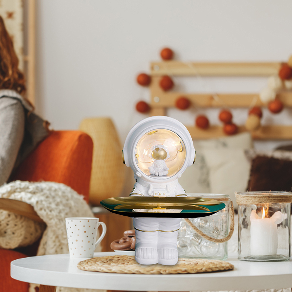 Creative Astronaut Statue Storage Tray Home Decoration - Image 2