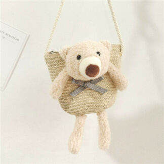 Cute Bear Baby Girl Shoulder Bags