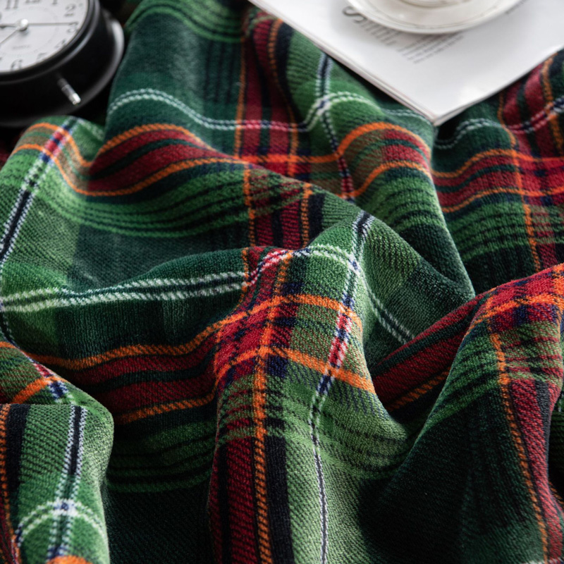 Sherpa Throw Blanket Soft Plush Boho Stripe Bed Blanket - Image 6