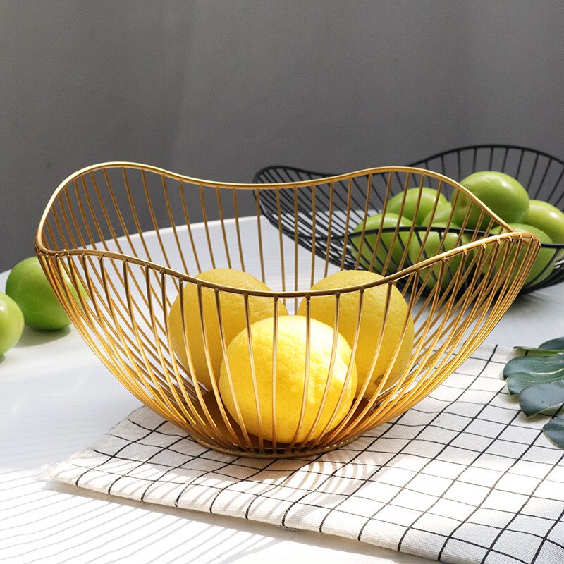 Simple Modern Iron Fruit Basket Fruit Container Bowl - Image 2