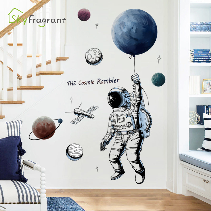 Astronaut Space Theme Wall Sticker - Image 3