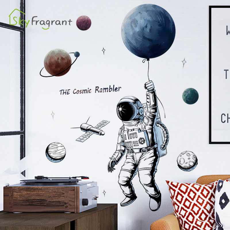 Astronaut Space Theme Wall Sticker - Image 4