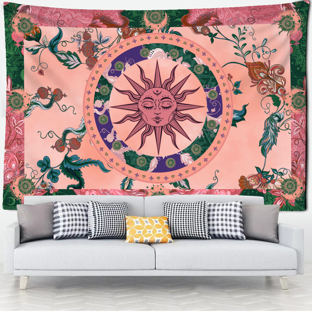 Sun Burning Vine Tapestry Wall Hanging - Image 2