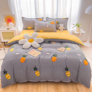 Cotton Thickened Quilt Set Super Comfortable Duvet Cover, Twin Size