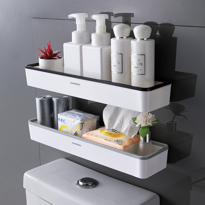 Toilet Bathroom Storage Cabinet Rack Wall Hanging - Image 2