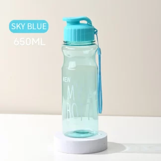 Transparent Bottle Portable Sport Cup 650ml