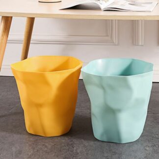 12L Nordic Creative Fold Paper Basket Trash Can
