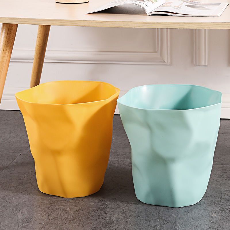 12L Nordic Creative Fold Paper Basket Trash Can