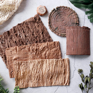 Tree Trunk Wooden Skin Grain Cake Mold