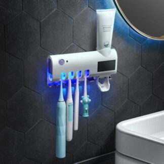 Ultraviolet Disinfection Wall Toothbrush Holder
