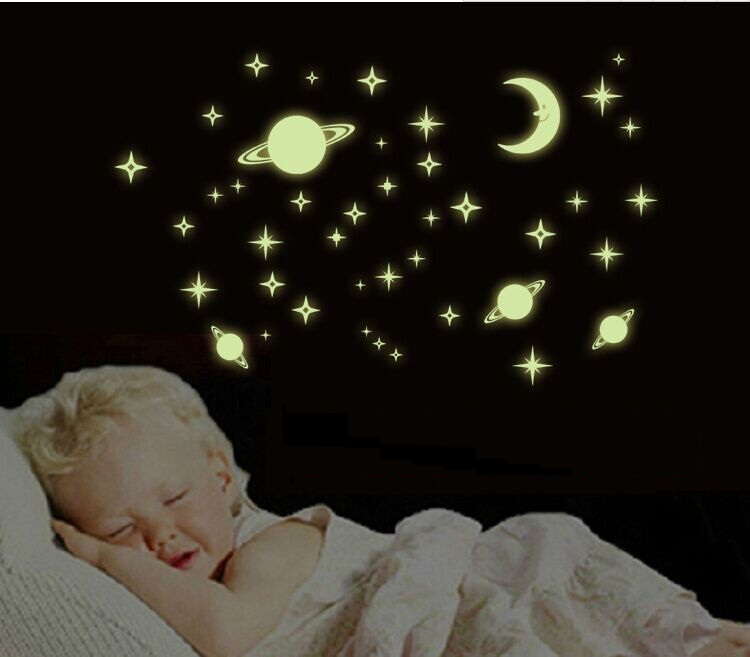 Universe Starry Sky Creative Luminous Fluorescent PVC Wall Stickers - Image 3