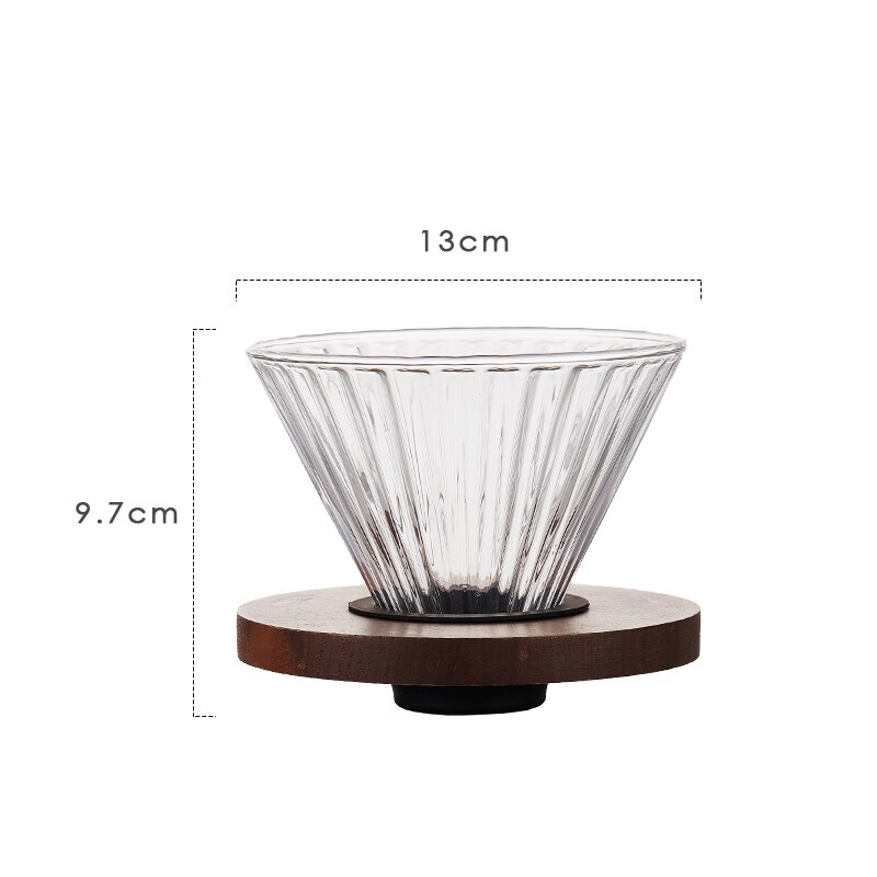 V Filter Cup Coffee Pot Heat-Resistant Glass Teapot Coffee Kettle - Image 6