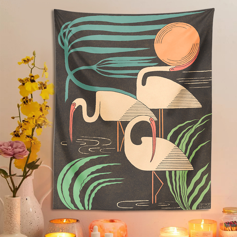 Vintage Bohemian Inspired Wall Hanging Moon - Image 2