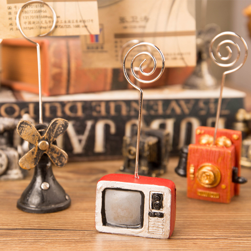 Vintage Card Clips Photo Clips Decoration Gifts (Random) - Image 3