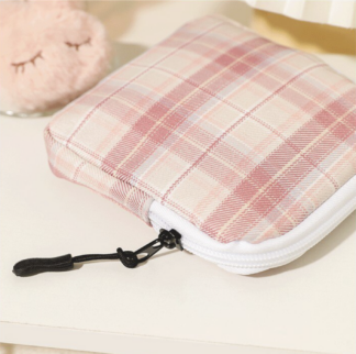 Vintage Plaid Coin Purse