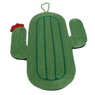 Wall Mounted Sisal Mat Cat Scratching Board Cactus