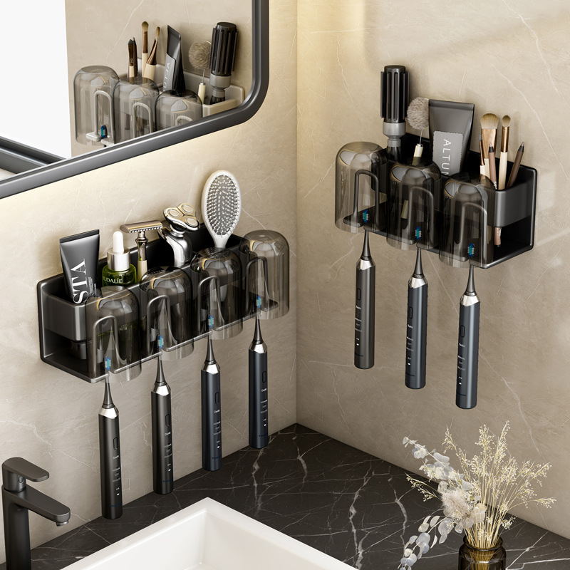 Aluminium Alloy Wall Mounted Toothbrush Holder