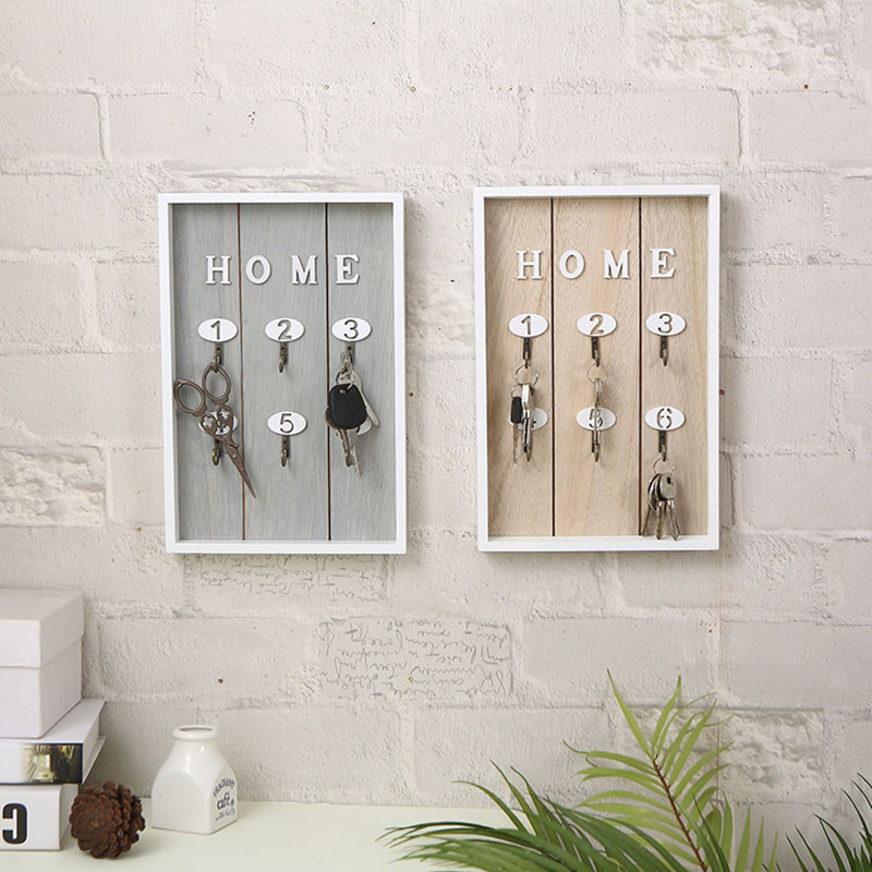 Wall-Mounted Wall Decor Key Hanger Box Home Accessories - Image 3