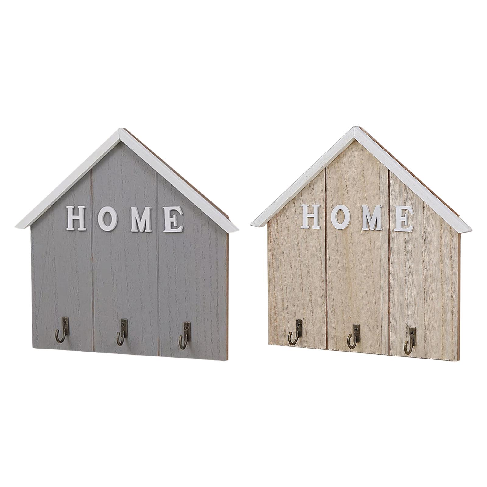 Wood Key Holder Wall Storage for Home Door - Image 2