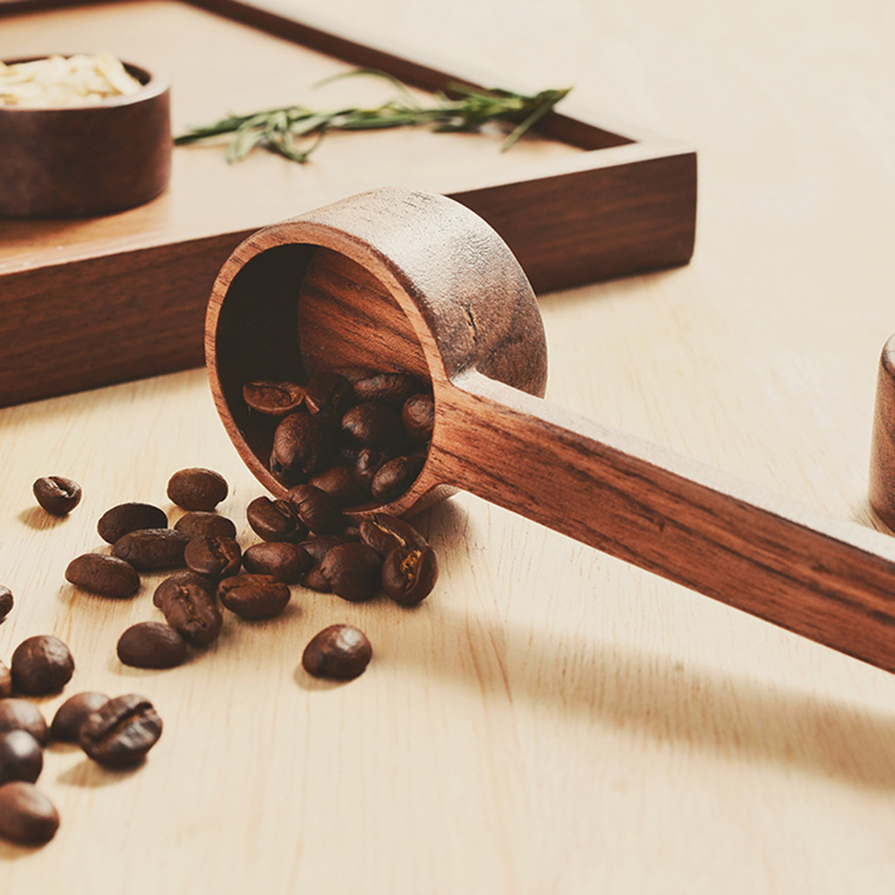2PCS Wooden Measuring Coffee Spoon - Image 2