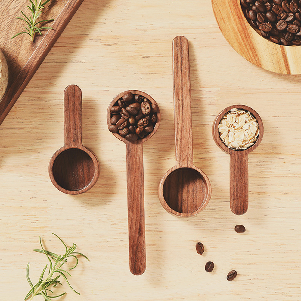2PCS Wooden Measuring Coffee Spoon - Image 5