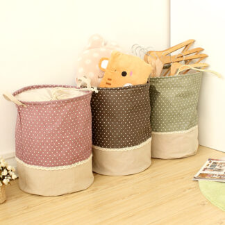 Multi-Function Handle Stackable Storage Laundry Basket Toy Storage Box