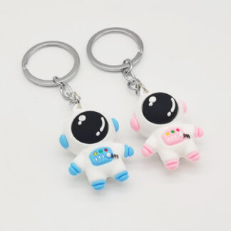 2 PCS New Astronaut 3D Keychain