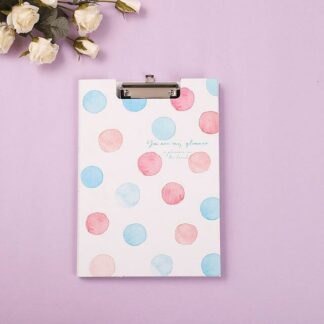 Colorful Dots Clipboard Stationery Supplies