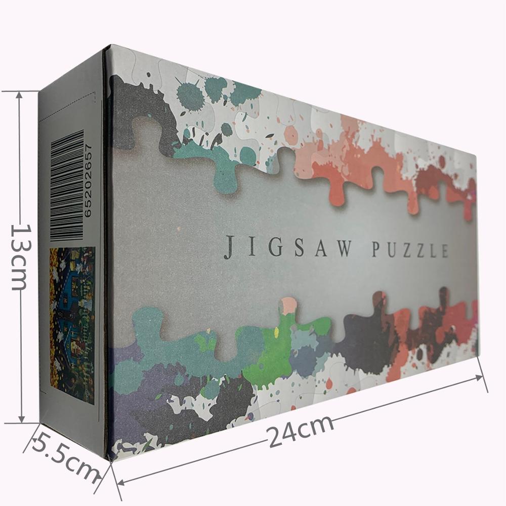 100PCS Merry Christmas Large Jigsaw Puzzle - Image 5