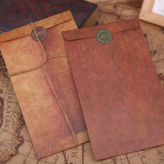10PCS/set Vintage Envelopes Kraft Paper Bag Writing Wallet Envelope
