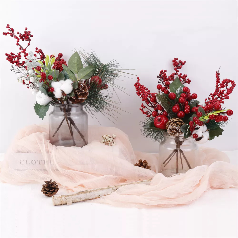 Artificial Plant Berry Christmas Decoration - Image 2