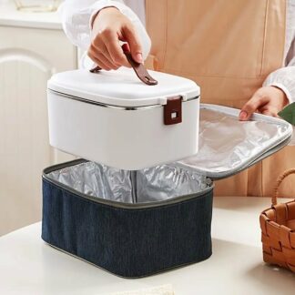 2-in-1 Portable Electric Lunch Box