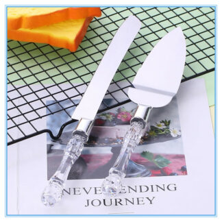 2Pcs Stainless Steel Cake Shovel Set
