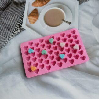 3D DIY Heart Form Silicone Chocolate Mold Ice Cube