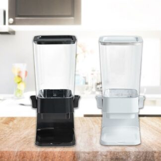 Cereal Dispenser Large Capacity Transparent Kitchen Countertop Grain Storage Jar