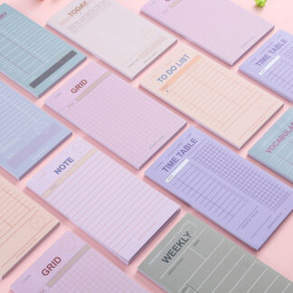 50 Sheets Simple Memo Pads Check List For Stationery
