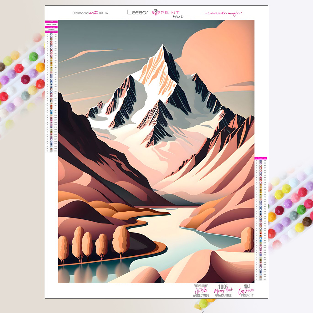 5D Mountain Creek Diamond Painting - Image 2